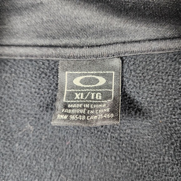 Oakley Jawbreaker Road Jacket Mens XL Gray Black Colorblock Full Zip Track - Picture 7 of 13